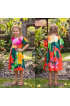 Hand Painted Rayon Kids Dress Hand Painted Rayon Kids Dress